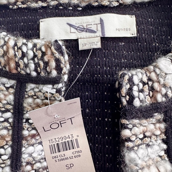 LOFT SP wool cropped tweed jacket - Picture 3 of 7